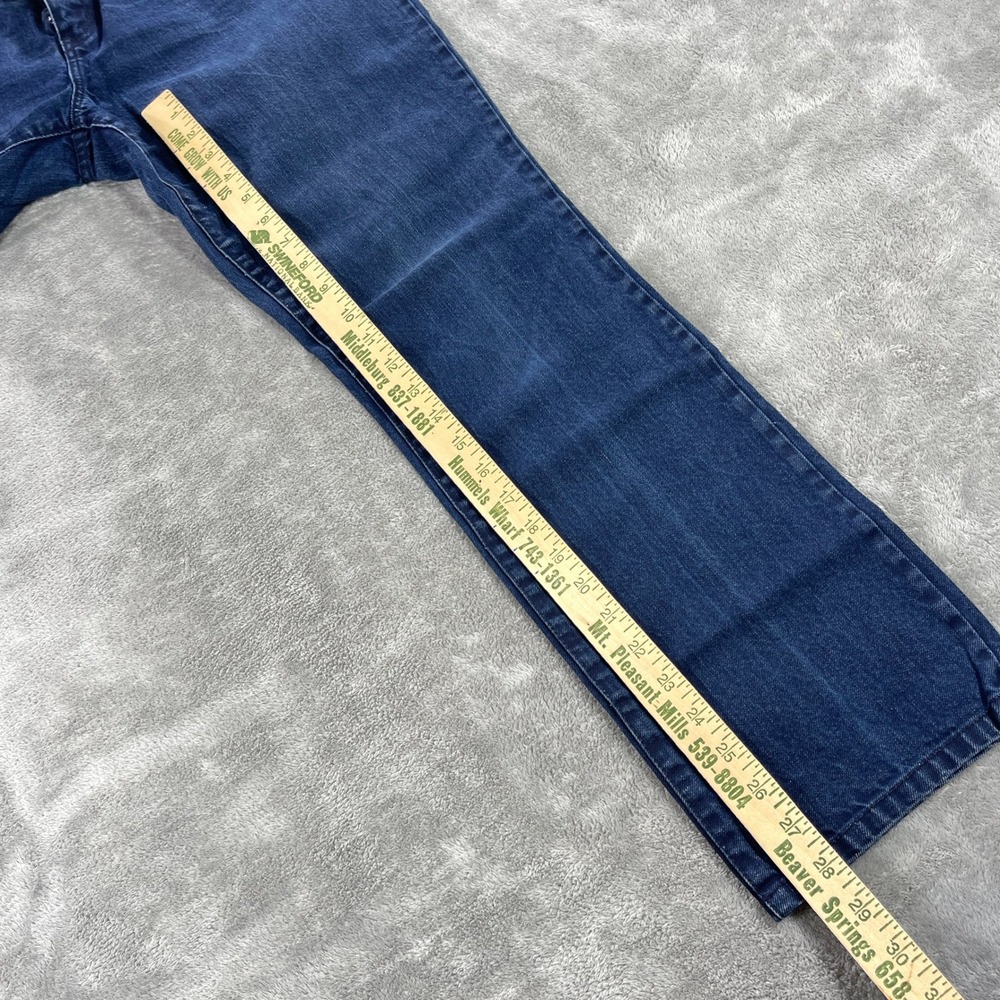 Lauren Ralph Lauren Jeans Womens 10‎ Blue Straight Leg Dark Wash Denim - Picture 4 of 11